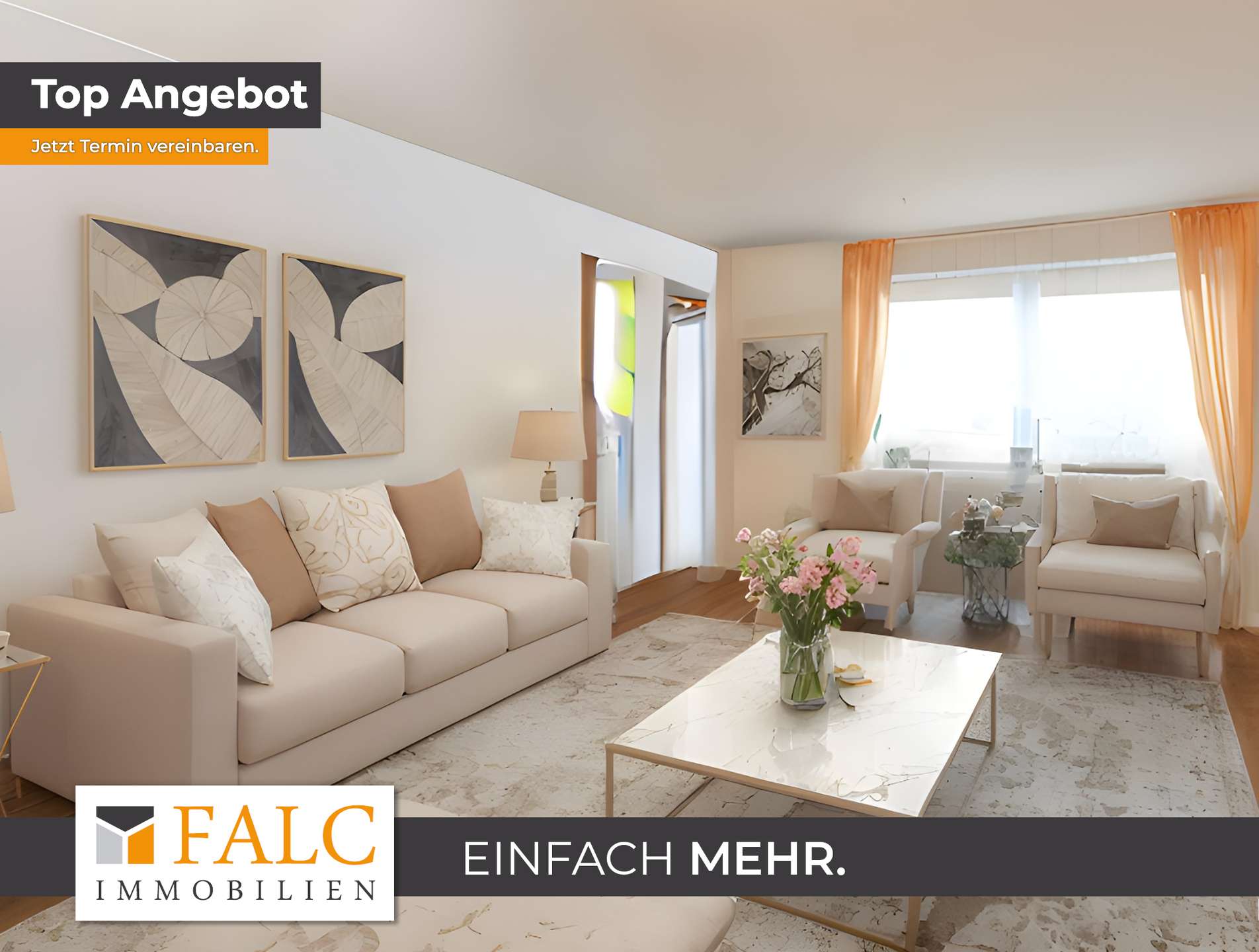 Einrichtungsbeispiel Wohnzimmer